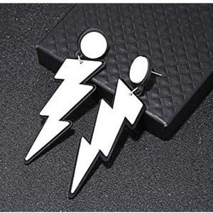 Lightning Bolt Acrylic Earrings